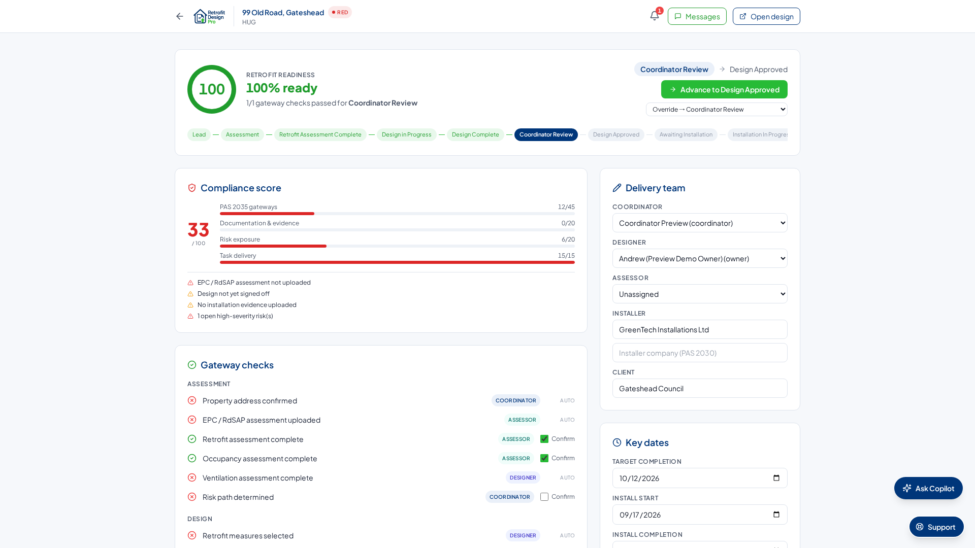 See what's ready — and what's not